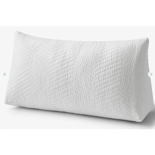 Quilted Cotton Voile Reading Wedge Pillow Cover | The Company Store