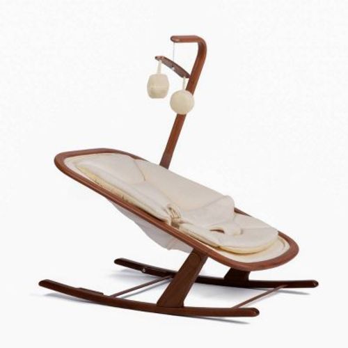 Snuggle Me Baby Bouncer and Rocker - Walnut Brown