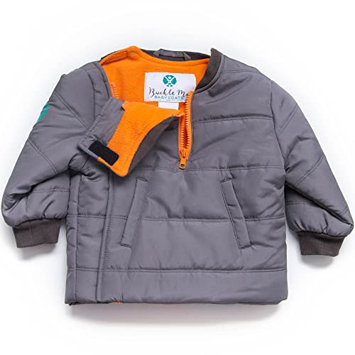 Buckle Me Baby Coats Quick Close Safer Car Seat Winter Jacket/Quick Close Winter Coat for Boy or Girls As Seen On Shark Tank