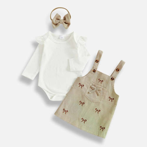 Little Bow Dress with Bodysuit