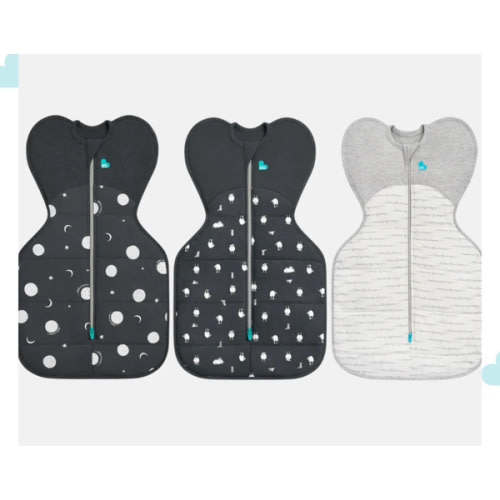 Swaddle Up Starter Bundle | 2.5 TOG | Charcoal Little Dreamer | White – Love to Dream AU