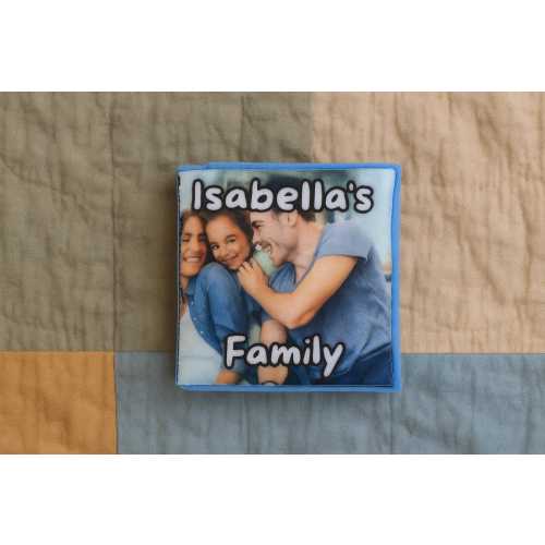 Custom Handmade Soft Family Photo Album - Unique Keepsake Baby Shower Gift