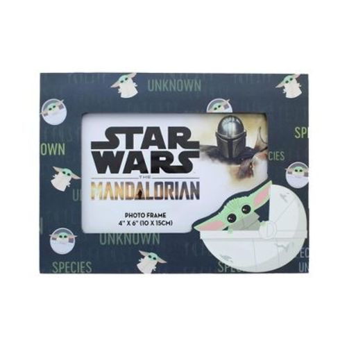 Silver Buffalo Star Wars Mandalorian Child Unknown Species 4 x 6 Inch Die Cut Photo Frame