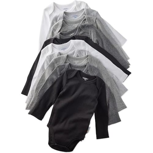 Butterblu Baby Blake 10-pack Long Sleeve Bodysuits 100% Organic Cotton Baby Boy & Girls