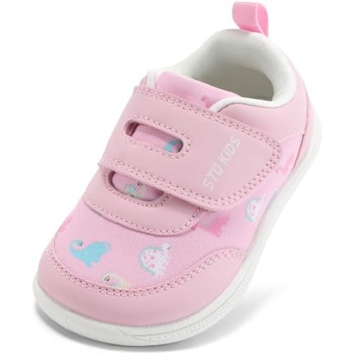 Size 8 Wide Pink Dino Toddler Shoes
