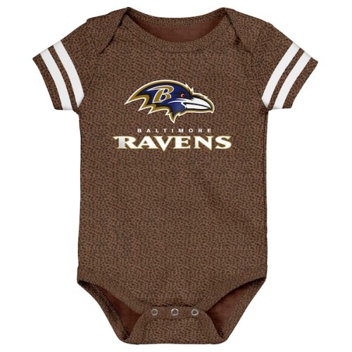 Newborn & Infant Baltimore Ravens Outerstuff Brown Playmaker Bodysuit