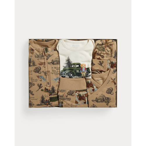 Polo Bear Cotton 6-Piece Gift Set