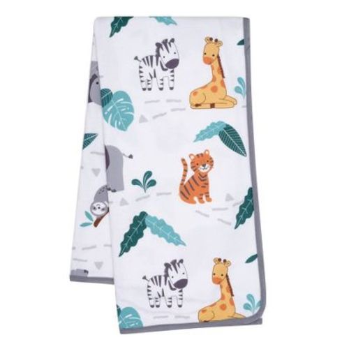 Bedtime Originals Mighty Jungle Animals Baby Blanket