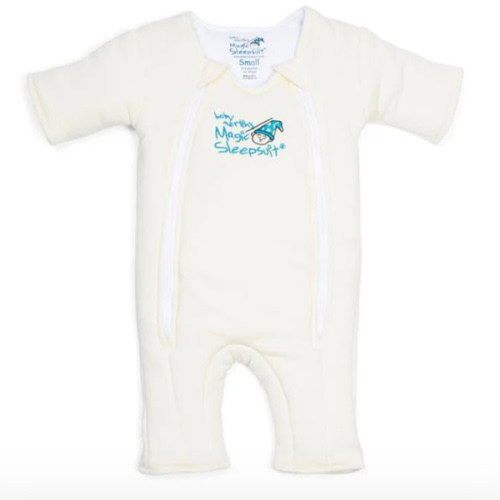 Cream Baby Merlin’s Magic Sleepsuit | Soft 100% Cotton Infant Sleepsuit