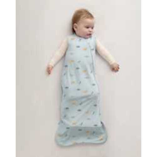 Bamboo Sleep Bag 1.0 TOG in Baby Blue Little Dino