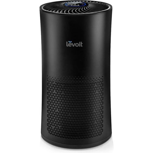 LEVOIT Air Purifiers for Home Large Room With Air Quality Monitor, Quiet for Bedroom, 3-in-1 Filter, Auto Mode, LV-H133, Black