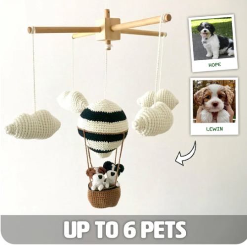 Pet Balloon | Custom Crochet Pet Nursery Baby Mobile – My Dollfy