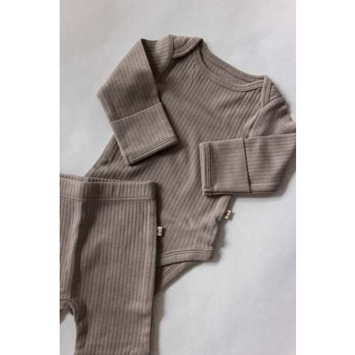 Ribbed Bodysuit Set