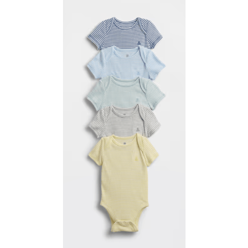 Baby First Favorites TinyRib Bodysuit (5-Pack)