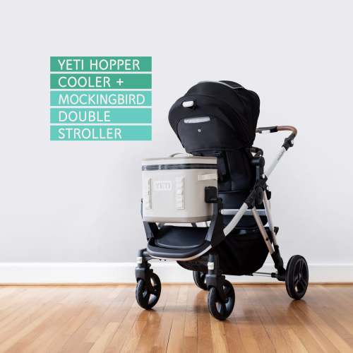 YETI Hopper Flip 12 Cooler to Mockingbird Single-To-Double Stroller Adapter