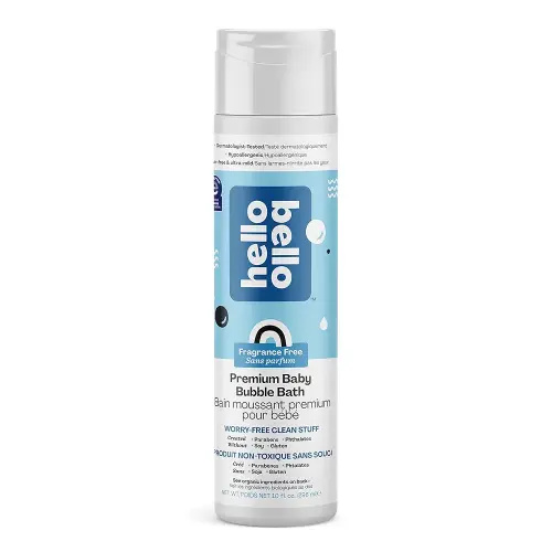 Hello Bello Fragrance Free Bubble Bath | Tear-Free, Hypoallergenic, Dermatologist & Pediatrician Tested for Babies and Kids | 10 Fl Oz