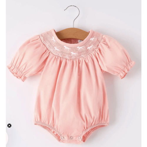 Pink Pony Embroidered Romper – Bridle Up Hope Shop