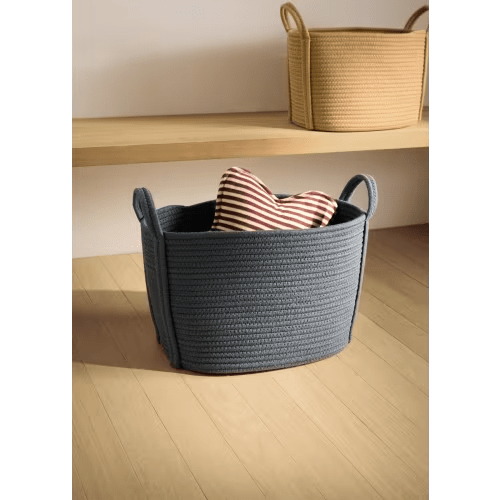 Large children's cotton basket | Night Blue