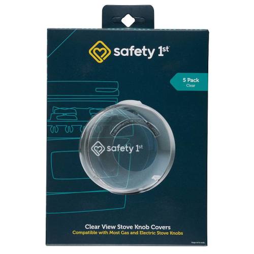 Safety 1st 5-Piece Clear View Stove Knob Covers Set