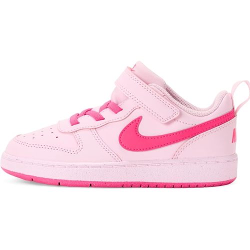 Amazon.com | Nike Baby/Toddler Court Borough Low Recraft, Pink Foam/Hyper Pink-White, 2C | Sneakers