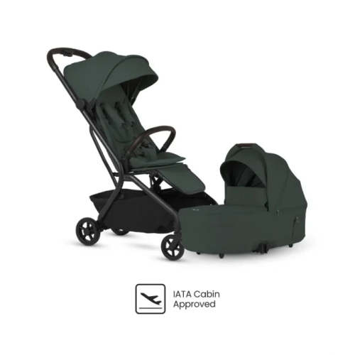 Silver Cross Nia Compact Stroller + Folding Bassinet Bundle