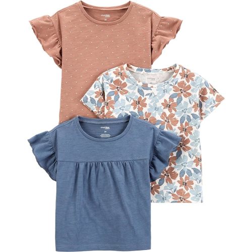 Simple Joys by Carter's Girls Short-Sleeve Shirts and Tops, Pack of 3
