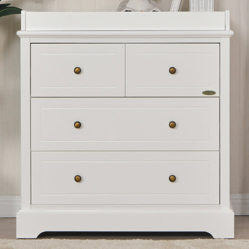 White Juno 4 Drawer Change Table