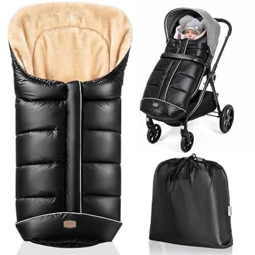 Orzbow Stroller Footmuff Universal, Weather-Proof Baby Bunting Bag, Warm