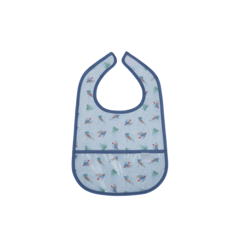 The Wipe It Bib in Flies