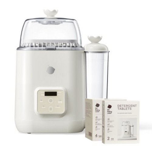 Bc Babycare Clarvion Baby Bottle Washer, Sterilizer & Dryer, 72-Hour Hygienic Storage, Deep Clean, BPA-Free, Large Capacity, 1 Washer + 180 Tablets
