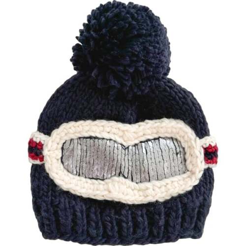 Ski Goggle Hat, Navy - The Blueberry Hill | Maisonette