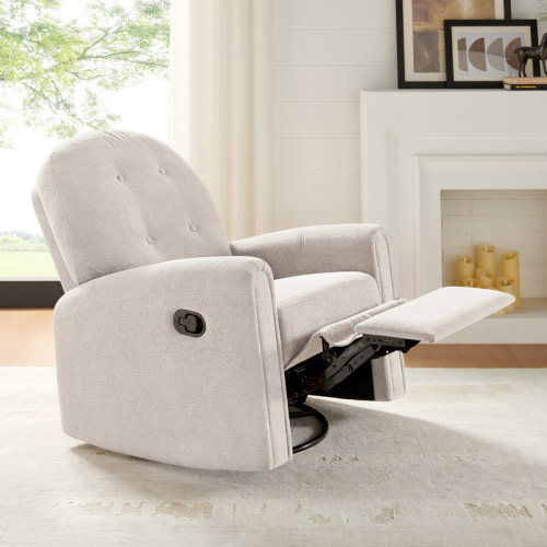 Ebern Designs 33.46’’ Terry Fabric Glider Rocker Manual Recliner Chair & Reviews | Wayfair