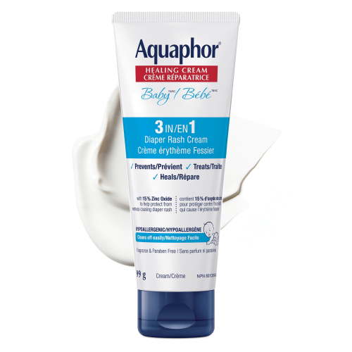 Aquaphor Baby Healing Diaper Rash Cream, 15% Zinc Oxide, Fragrance Free - Walmart.ca