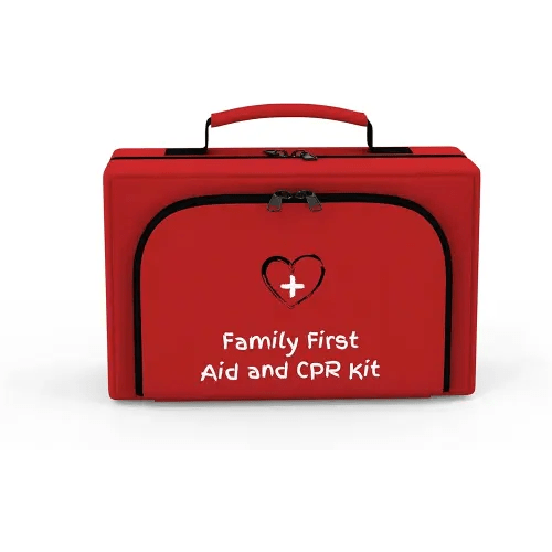 Family First Aid & CPR Kit - Emergency Medical Kit for The Entire Family, Child, Kids, and Youth. Perfect for Camping, Travel, Car, Hiking, Sports, Outdoor, and Home - First Aid Guide Life Safety Pro