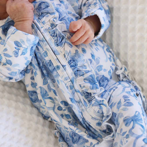 Girl Ruffle Zipper Footies | Best Sellers