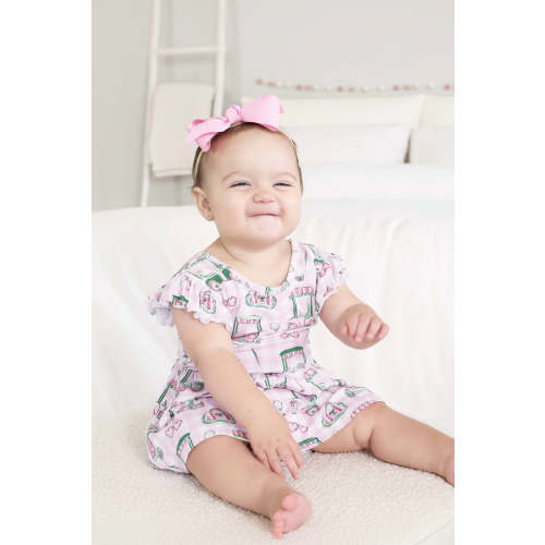 Sleeveless Twirl Bodysuit | Birdie Babes Pink