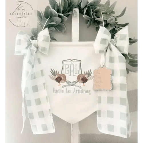 Birth Announcement Banner