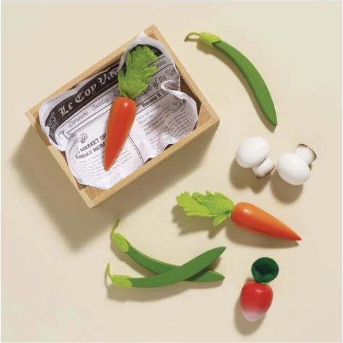Le Toy Van Vegetable Crate | Wooden Garden Produce | British Design – Playroom Collective