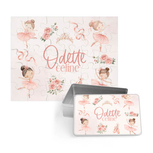 Kids Personalized 30 Piece Puzzle | Ballet Princess