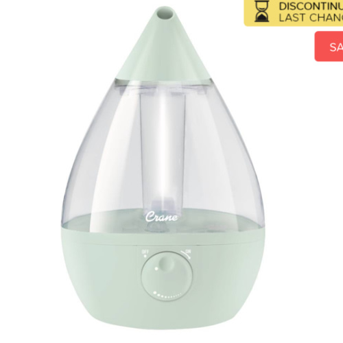 Crane Drop Cool Mist Humidifier 3.75L | Clearance | Crane