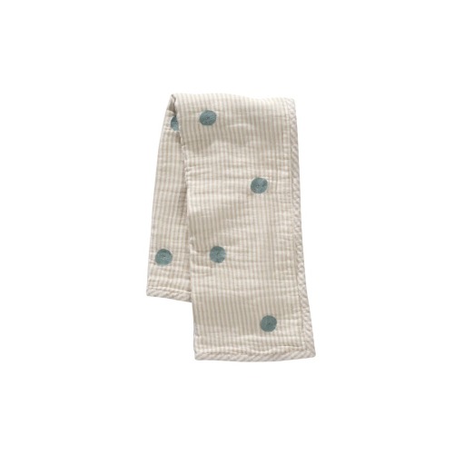 Signature Dot Organic Cotton Muslin Baby/Toddler Crib Coverlet, One Size