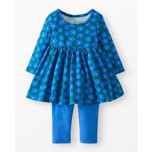 Baby Long Sleeve Skater Dress & Leggings Set