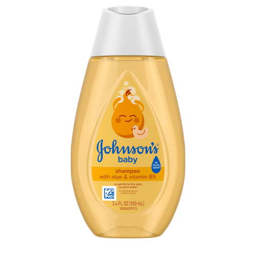 Johnson's Baby Shampoo with Aloe & Vitamin B5, Tear-Free, 3.4 fl. oz