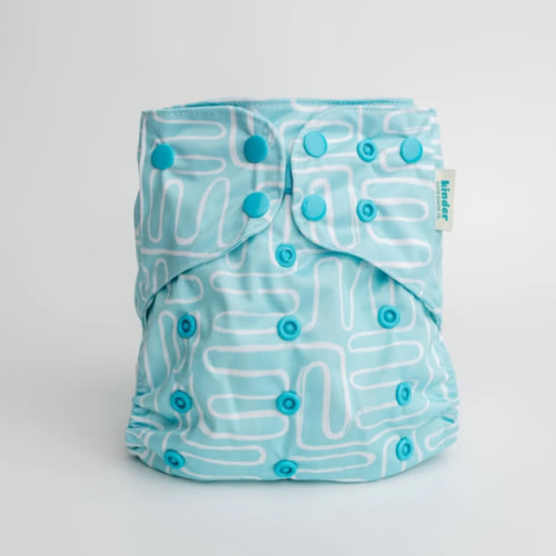 Abstract: Essentials Pocket Cloth Diaper with Athletic Wicking Jersey, Grows with your Baby