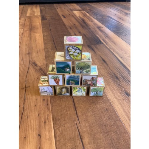 Cottagecore Nursery Blocks Wooden Nursery Blocks Forestcore - Etsy