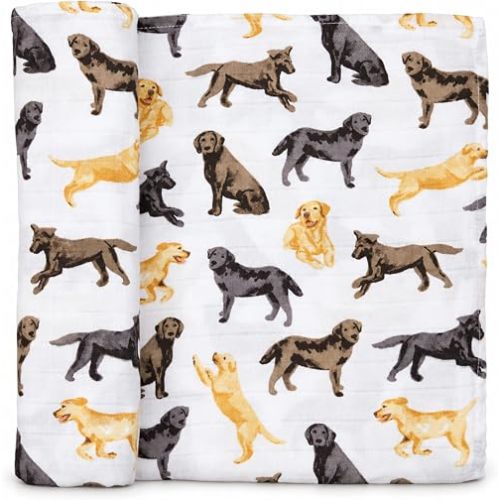Mud Pie Labrador Retriever Baby Blanket