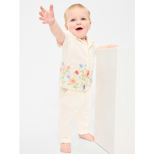 Linen-Blend Pants for Baby