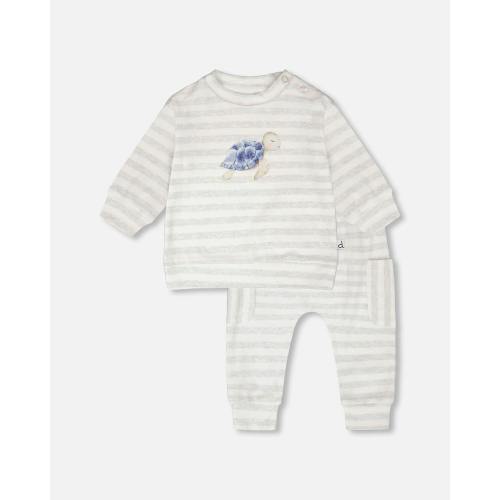 Soft Jersey Sweater And Pants Set