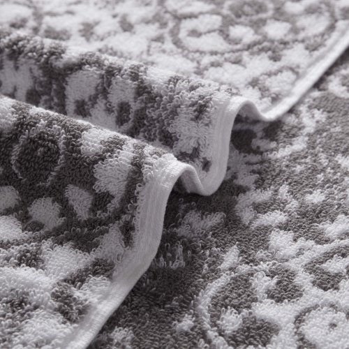 Jessica Simpson Aziza Collection Patterned Bath Towels, Set of 4