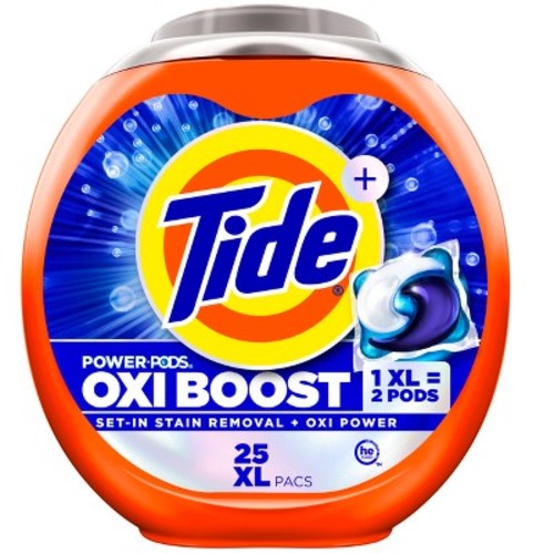 Tide Oxi Boost Power Pods Laundry Detergent - 25ct